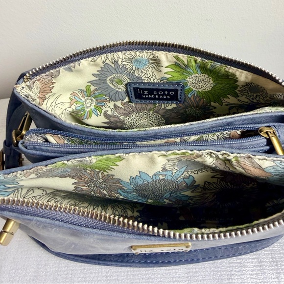 Liz Soto Ella Womens Crossbody Purse -PU Leather Wallet ,Over the Shoulder Bags - Picture 9 of 10